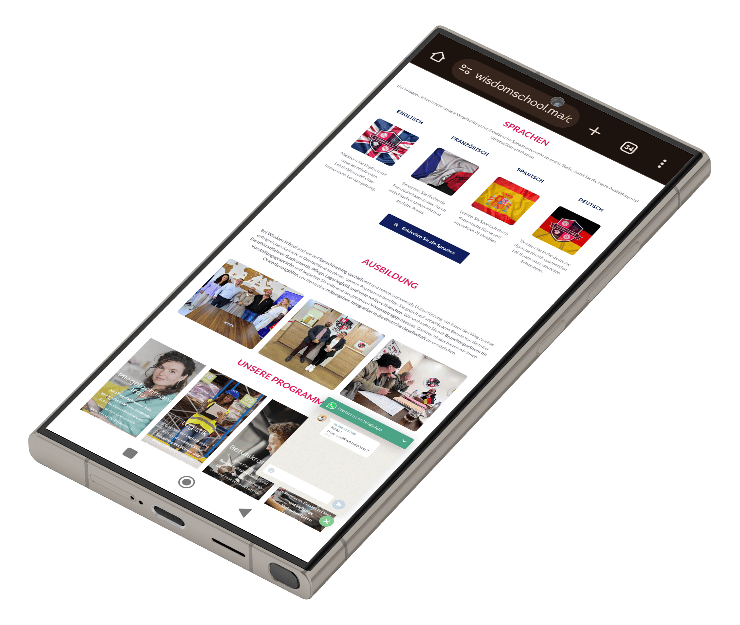 Overall Agency Wisdom school Website